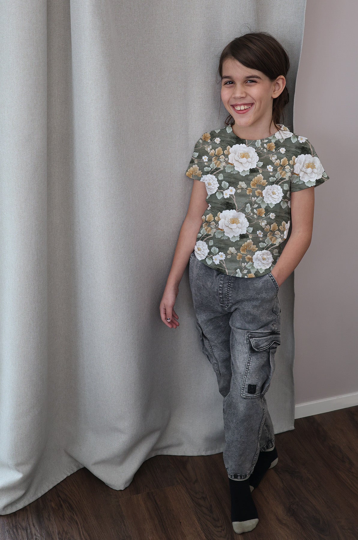 BOTANICAL ROSE - OLIVE