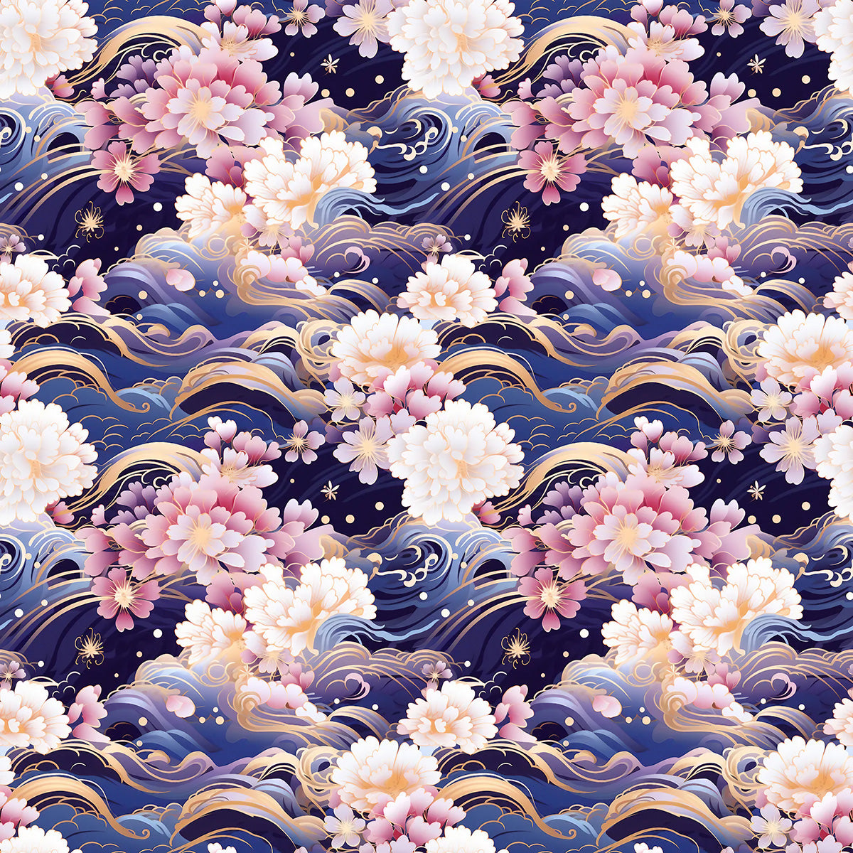 SAKURA WAVES - MIDNIGHT BLUE