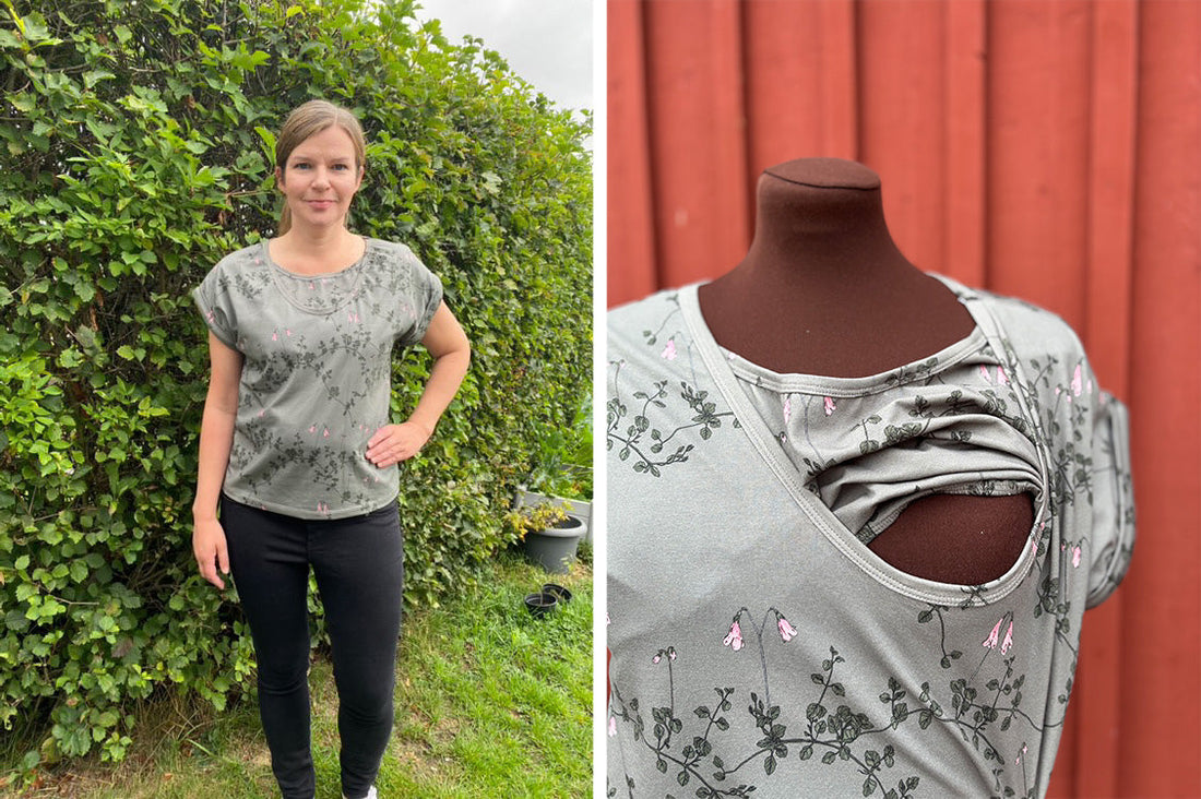 Så gör du om Edith till en amningsvänlig topp