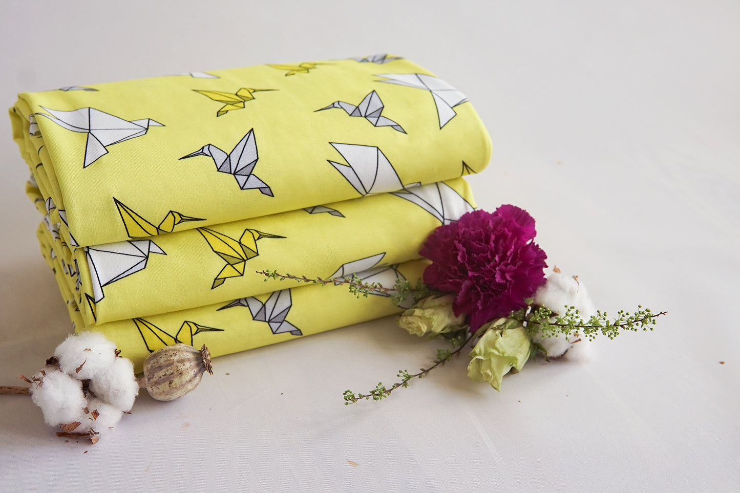 ORIGAMI BIRDS - YELLOW