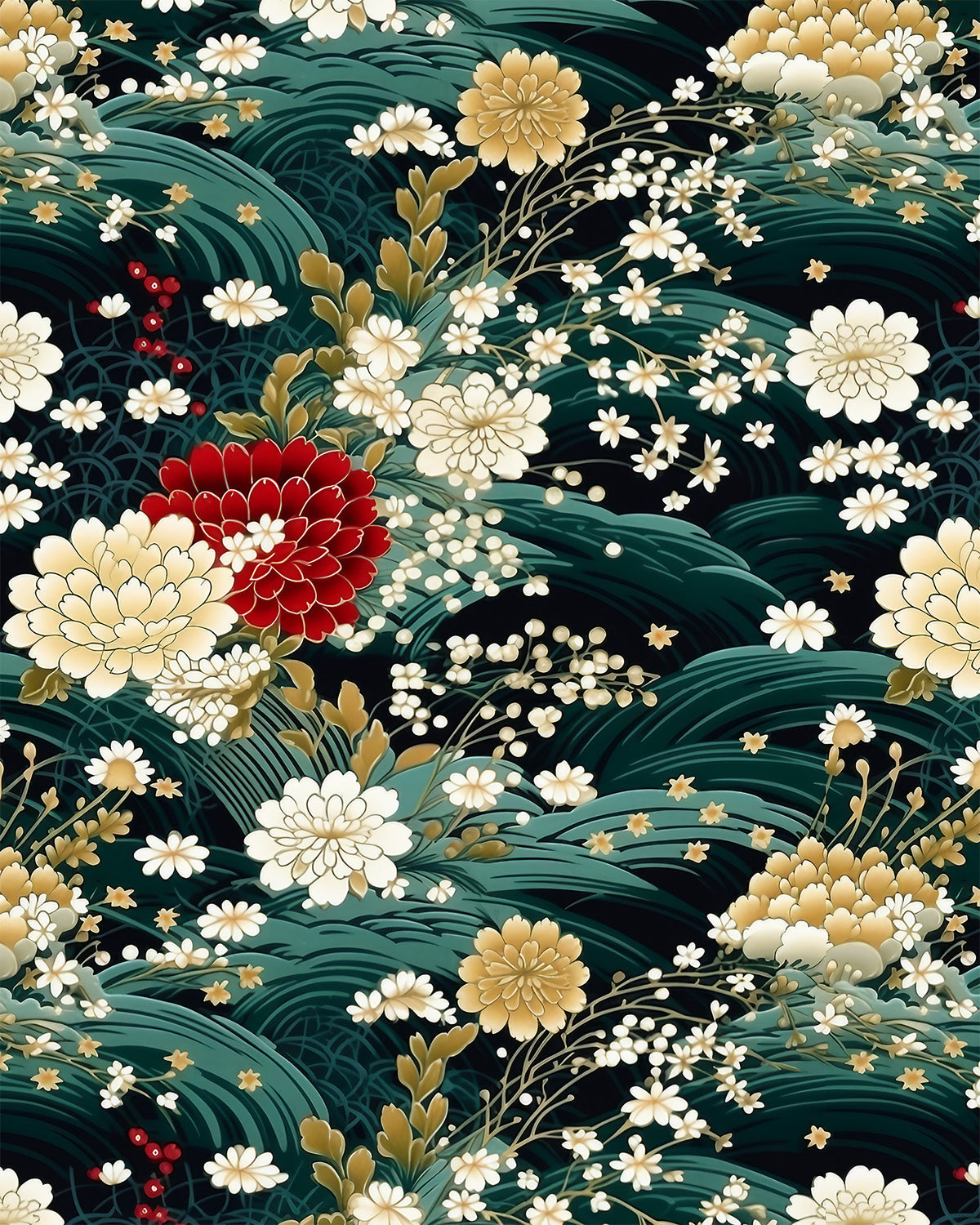 HANA -  DEEP TEAL PRINCESS