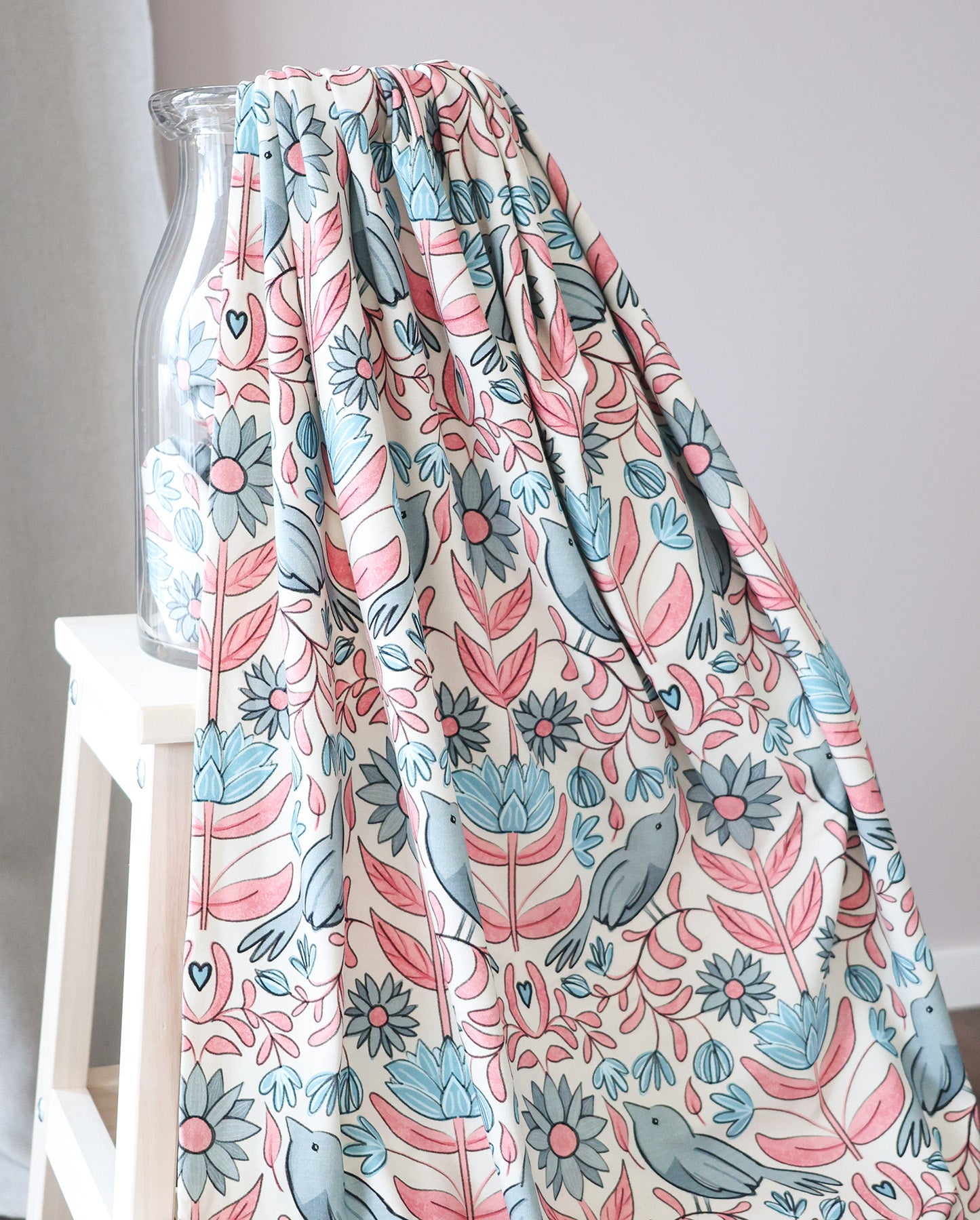 BIRDS & BLOSSOMS - IVORY