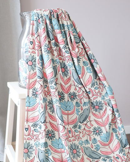BIRDS & BLOSSOMS - IVORY