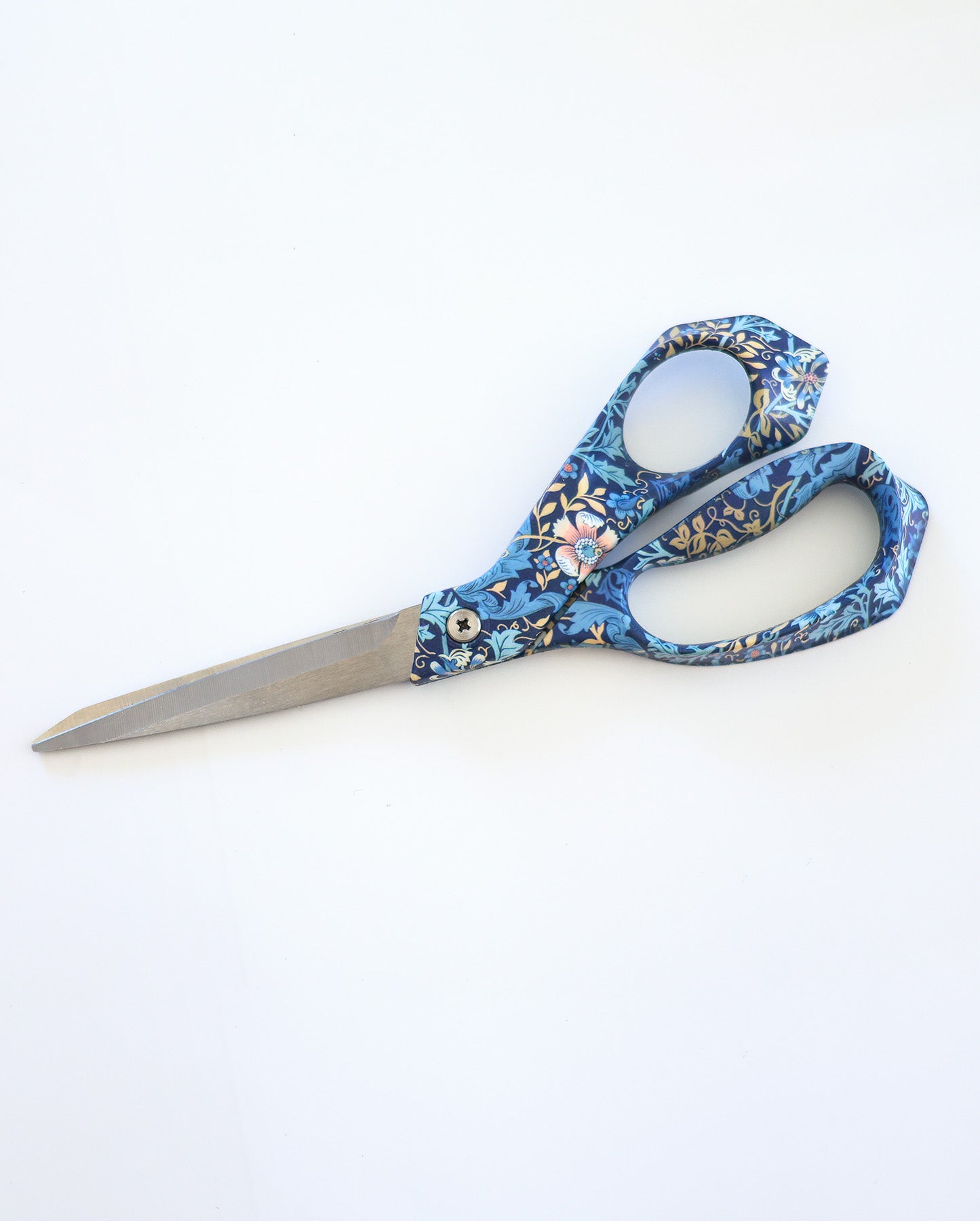 Fabric Scissors with Floral Pattern, 21.5 cm
