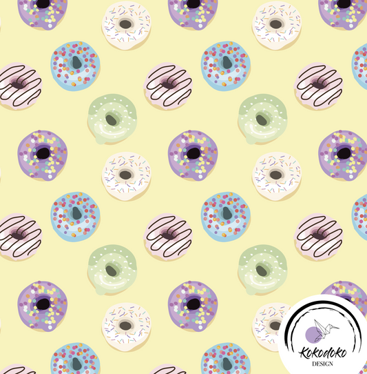 DONUTS - LIGHT YELLOW