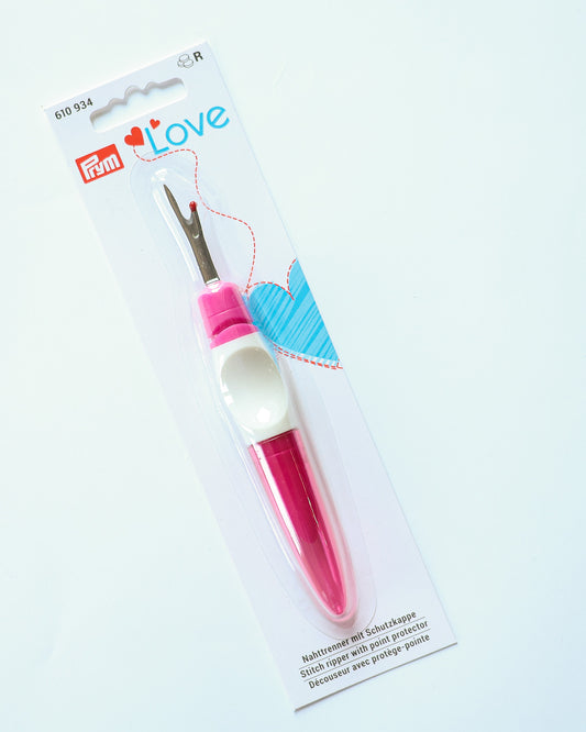 Sprättkniv Prym Love, ergonomisk, 13,5 cm – Rosa