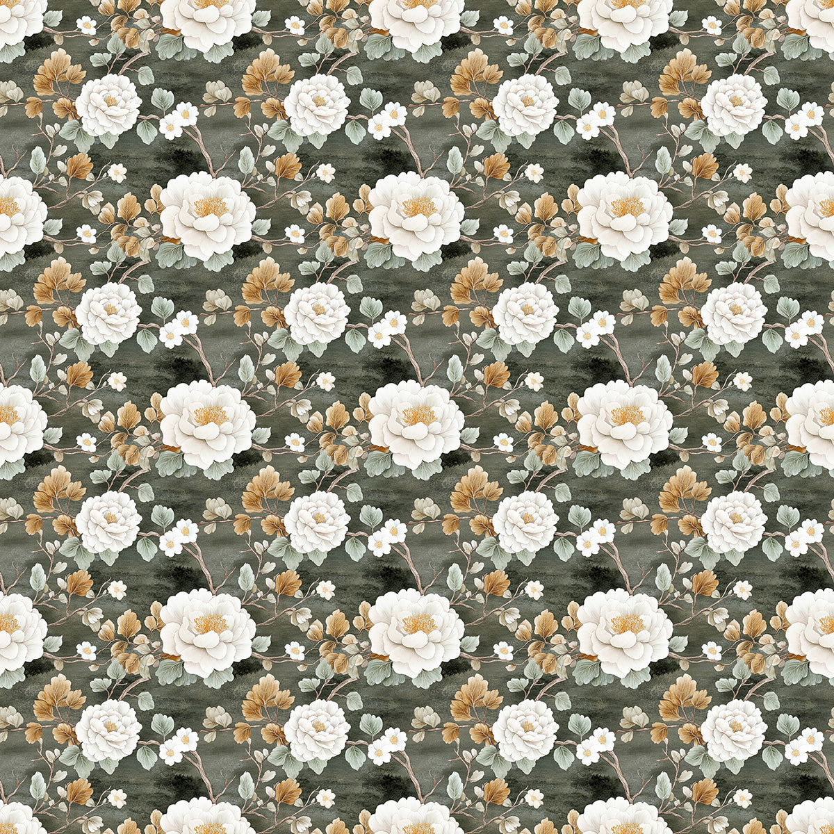 BOTANICAL ROSE - OLIVE