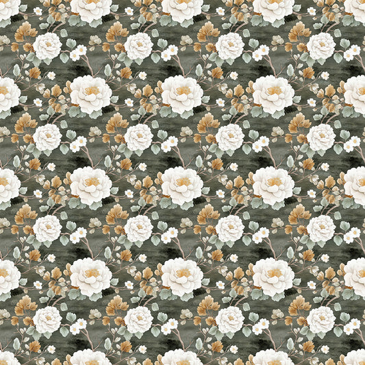 BOTANICAL ROSE – OLIVE