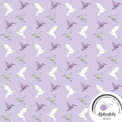 ORIGAMI BIRDS - LAVENDEL