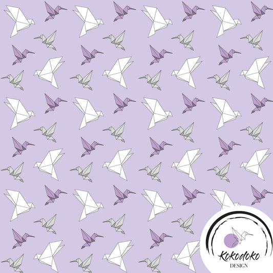 ORIGAMI BIRDS - LAVENDEL