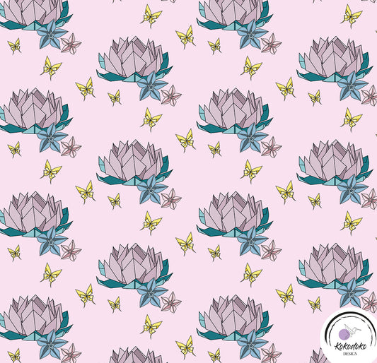 ORIGAMI LOTUS - LIGHT PINK